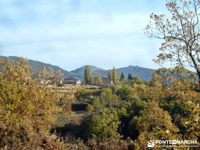 Riaza - Robledal de Hontanares; mochila montaña nacedero urederra single madrid